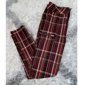 Plaid Cargo Pants